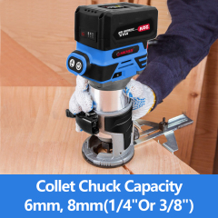 Brushless Cordless Router(Blue)