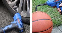 HEHUI 12V Cordless Inflator Air Pump Battery Digital Portable Handheld 150PSI Car Tire Auto Air Compressor
