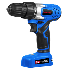HEHUI 8V Max Cordless Drill 3/8 Inch Lightweight Battery Powered 550RPM 10Nm Electric Wireless Handheld Drills