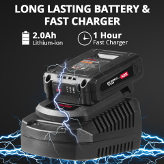 HEHUI 20V Max Brushless Cordless Impact Driver 1/4 Inch 270N.m Compact Handheld Variable Speed Wireless Drivers