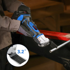 HEHUI 20V Cordless Oscillating Tool Battery Powered 18000OPM Multitool Power Saws for Scraping Cutting Sanding