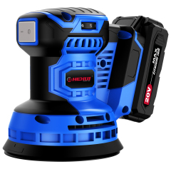 HEHUI 20V Max Cordless Random Orbital Sander 5 Inch Variable Speed 12000 RPM Battery Power Compact Sanders