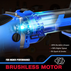 HEHUI 20V Max Brushless Cordless Dual Action Polisher Powerful 3000RPM Battery Polishers Buffer for Car Polishing Tools