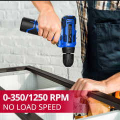 HEHUI 8V Cordless Drill 3/8" Compact Keyless Portable Lightweight Wireless Electric Battery Power Drills Driver