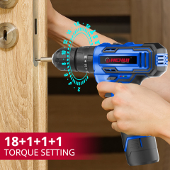HEHUI 8V Cordless Drill 3/8" Compact Keyless Portable Lightweight Wireless Electric Battery Power Drills Driver