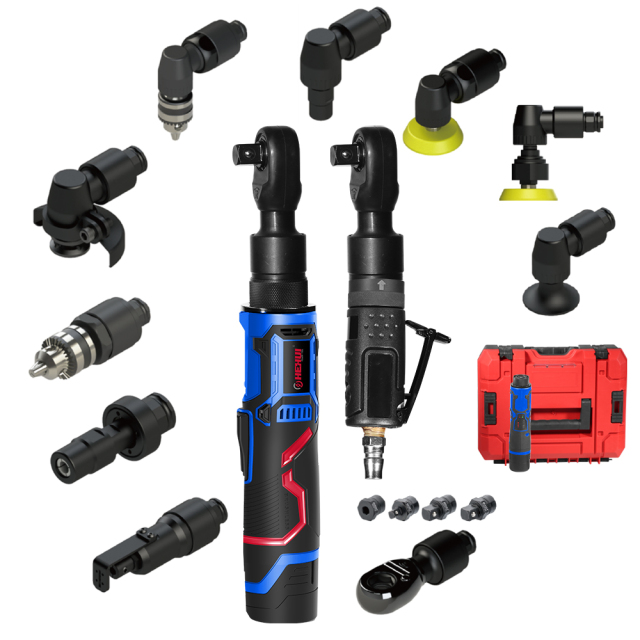 HEHUI 12V Multi Head Power Tools Angle Grinder Drill Die Grinder Orbital Snader Ratchet Wrench Screwdriver