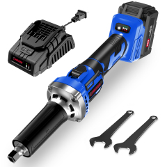 HEHUI 20V Brushless Cordless Die Grinder Variable Speed Ergonomic Grip for Rust Removal Grinding Cutting Polishing