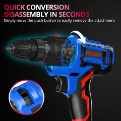 HEHUI 20V Brushless Interchangeable Power Tool Variable Speed up to 24000 RPM Battery Powered Angle grinder