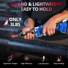 HEHUI 20V Brushless Cordless Die Grinder Variable Speed Ergonomic Grip for Rust Removal Grinding Cutting Polishing