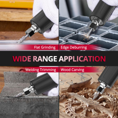 HEHUI 20V Brushless Cordless Die Grinder Variable Speed Ergonomic Grip for Rust Removal Grinding Cutting Polishing