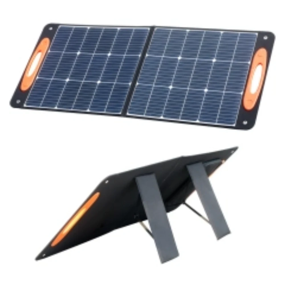 HEHUI Portable Solar Panel 200W 20V Foldable Solar Charger for Power Station Waterproof for Camping RV Blackout