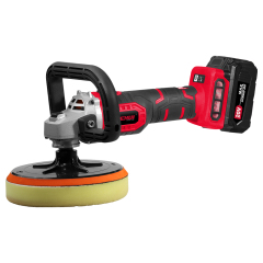 HEHUI 20V Max Cordless Polisher 7 Inch Battery Power Variable Speed 3000RPM Handheld Buffer Waxer