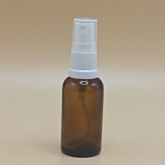 Glass bottle with plastic mist sprayer. 5ml 10ml 15ml 20ml 30ml 50ml 100ml in stock for wholesale.
