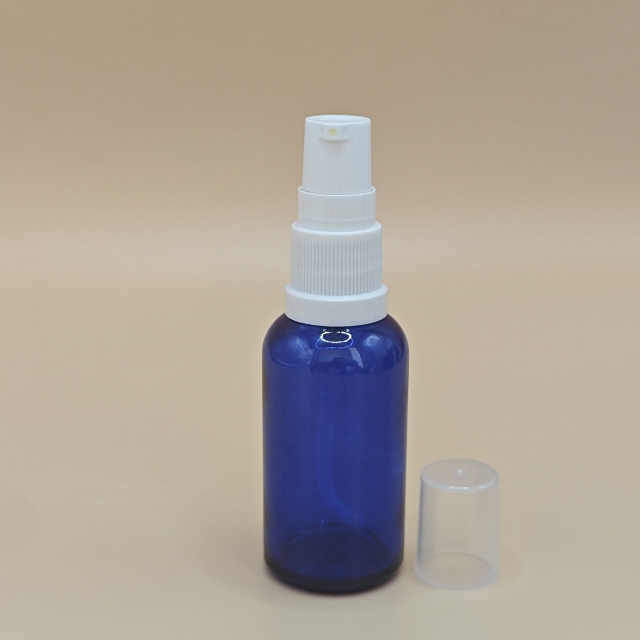 Glass bottle with plastic lotion pump. 5ml 10ml 15ml 20ml 30ml 50ml 100ml in stock for wholesale.