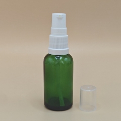 Glass bottle with plastic lotion pump. 5ml 10ml 15ml 20ml 30ml 50ml 100ml in stock for wholesale.