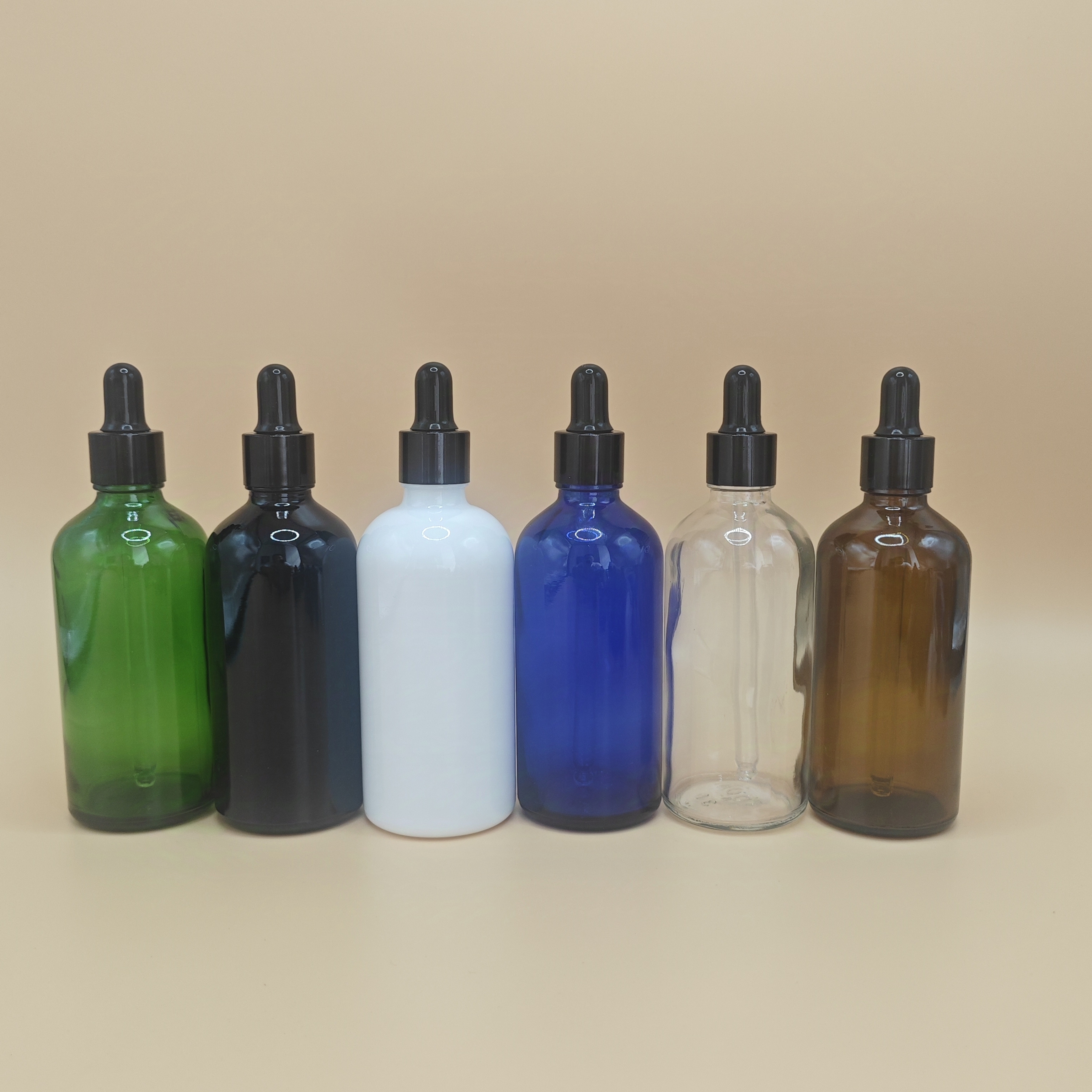 Glass dropper bottle, glass bottle with Alumina dropper cap,5ml 10ml 15ml 20ml 30ml 50ml 100ml