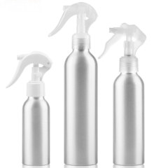 Aluminum bottle with hand mist sprayer，30ml 50ml 100ml 120ml 150ml 200ml 250ml 300ml in stock.