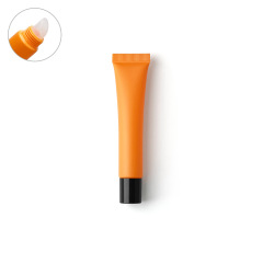 20ml/g orange frosted matte cosmetic plastic tube, in stock,best recommendation