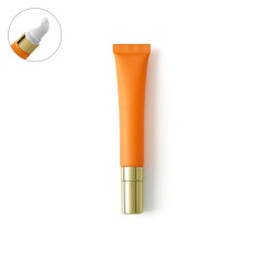 20ml/g orange frosted matte cosmetic plastic tube, in stock,best recommendation