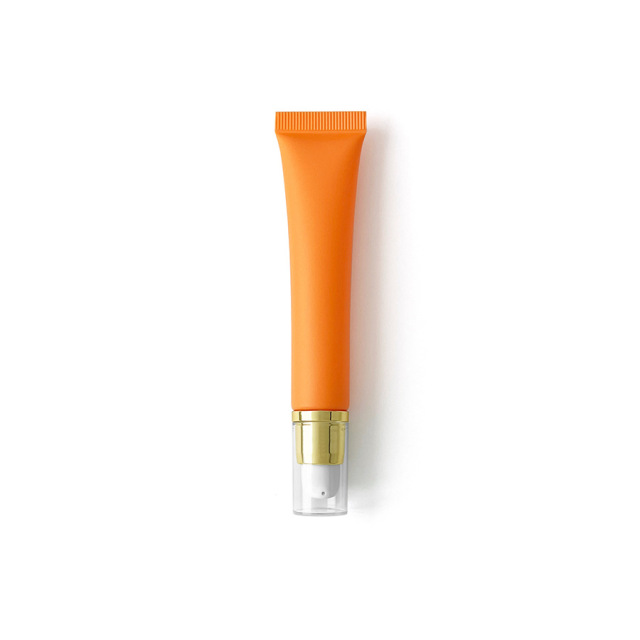 20ml/g orange frosted matte cosmetic plastic tube, in stock,best recommendation