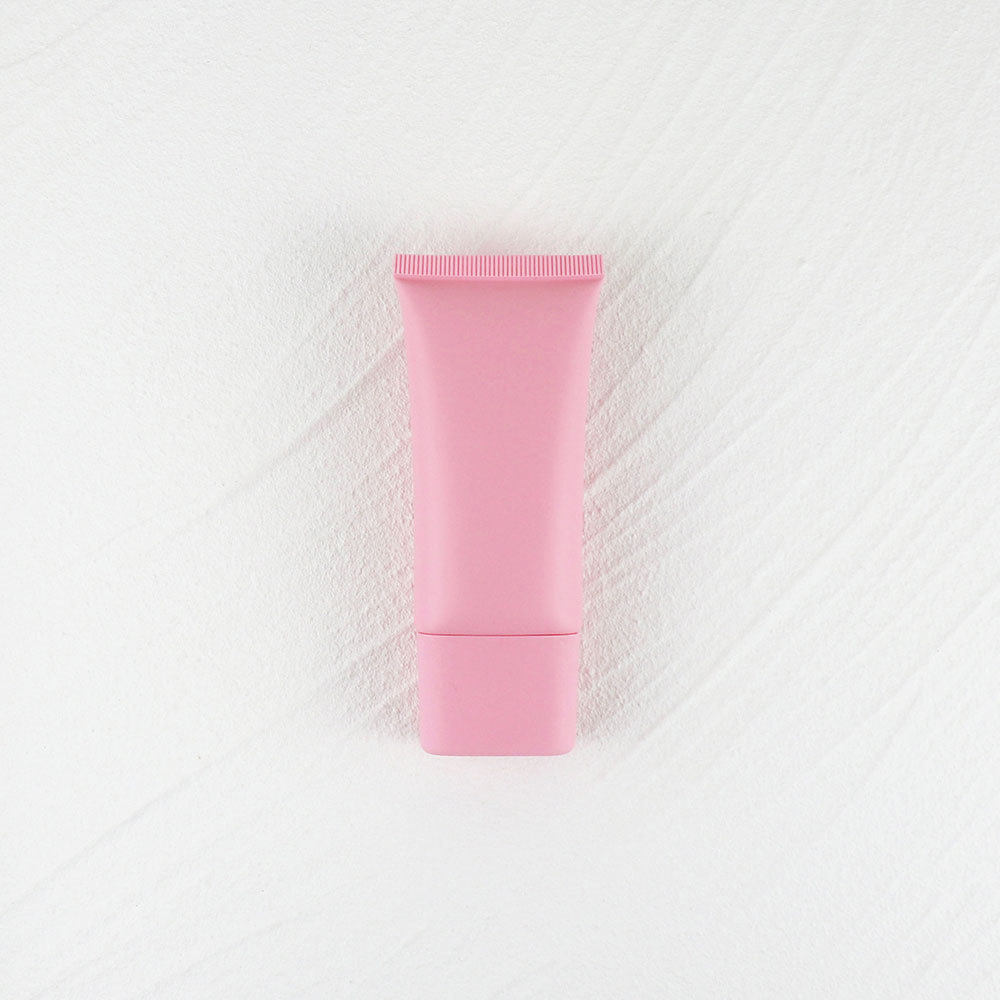 30/50g/ml pink ultra-flat hose isolation cream protective lotion hand cream packaging empty bottle plastic