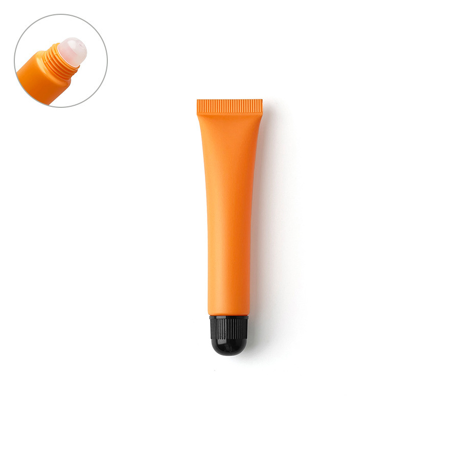 20ml/g orange frosted matte cosmetic plastic tube, in stock,best recommendation