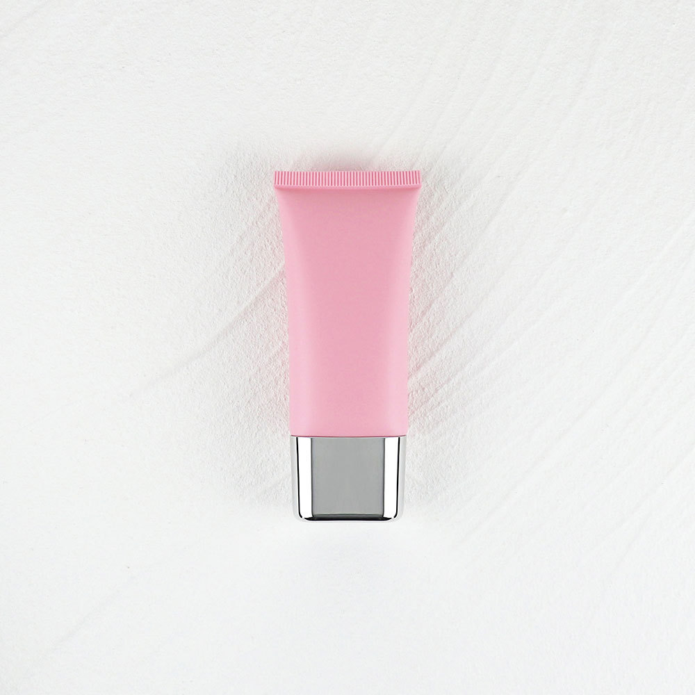 30/50g/ml pink ultra-flat hose isolation cream protective lotion hand cream packaging empty bottle plastic