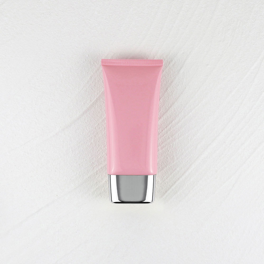 30/50g/ml pink ultra-flat hose isolation cream protective lotion hand cream packaging empty bottle plastic