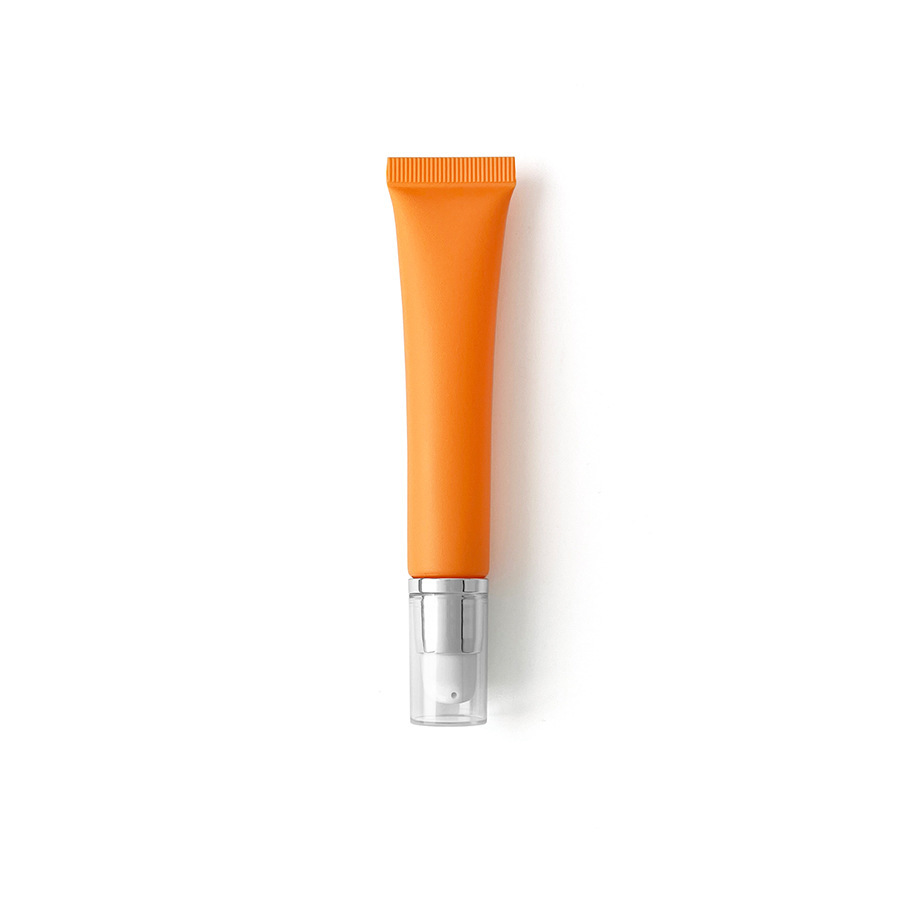 20ml/g orange frosted matte cosmetic plastic tube, in stock,best recommendation