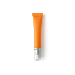 20ml/g orange frosted matte cosmetic plastic tube, in stock,best recommendation