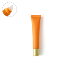 20ml/g orange frosted matte cosmetic plastic tube, in stock,best recommendation