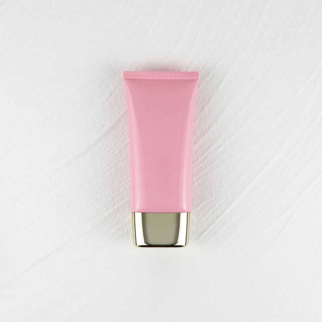 30/50g/ml pink ultra-flat hose isolation cream protective lotion hand cream packaging empty bottle plastic