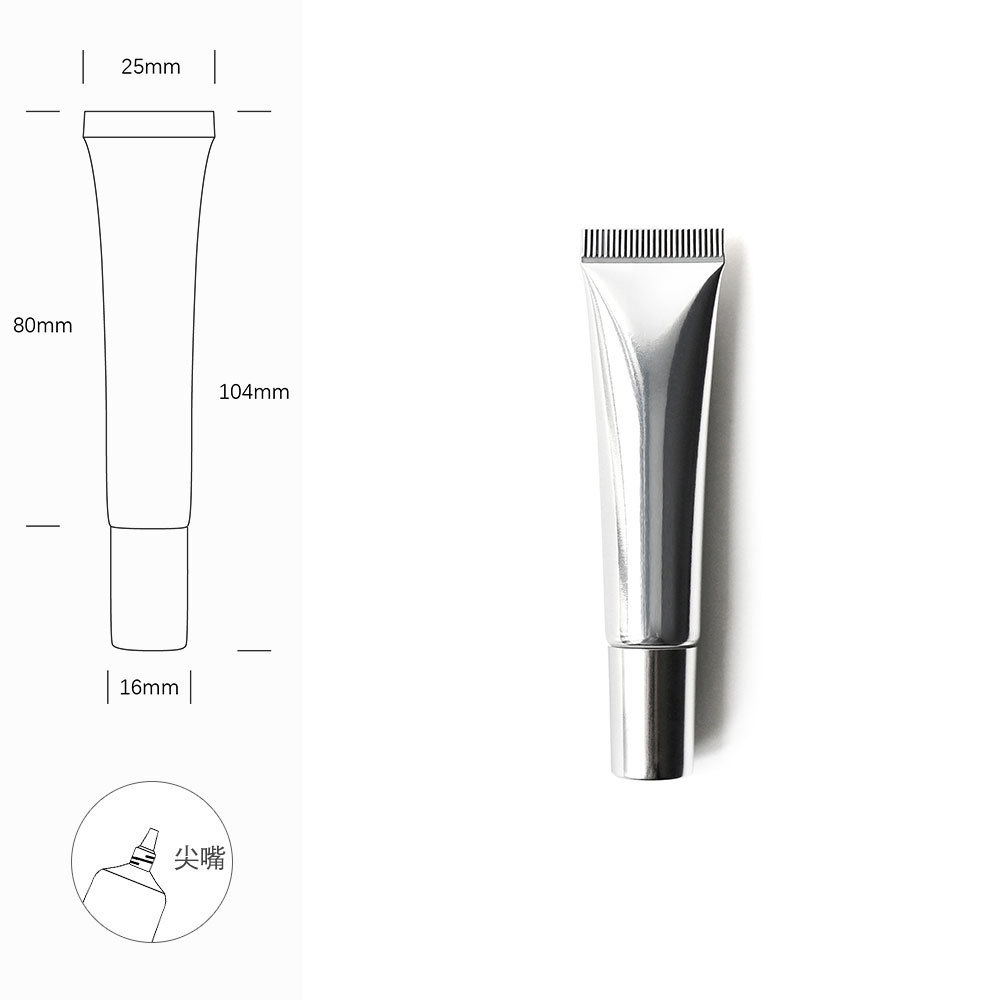 10g silver cosmetic tube, 10ml eye cream bottle，hot sale