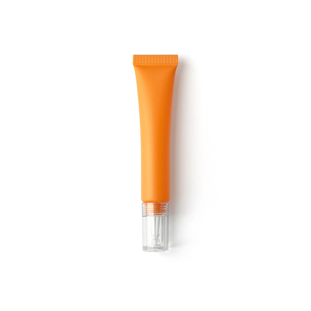 20ml/g orange frosted matte cosmetic plastic tube, in stock,best recommendation