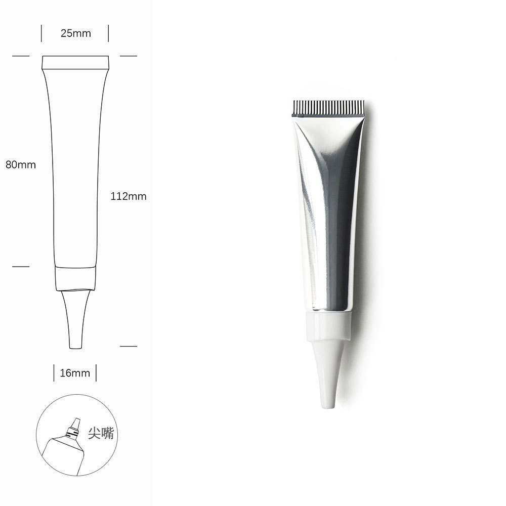 10g silver cosmetic tube, 10ml eye cream bottle，hot sale