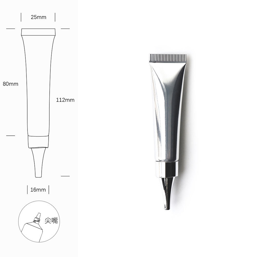 10g silver cosmetic tube, 10ml eye cream bottle，hot sale