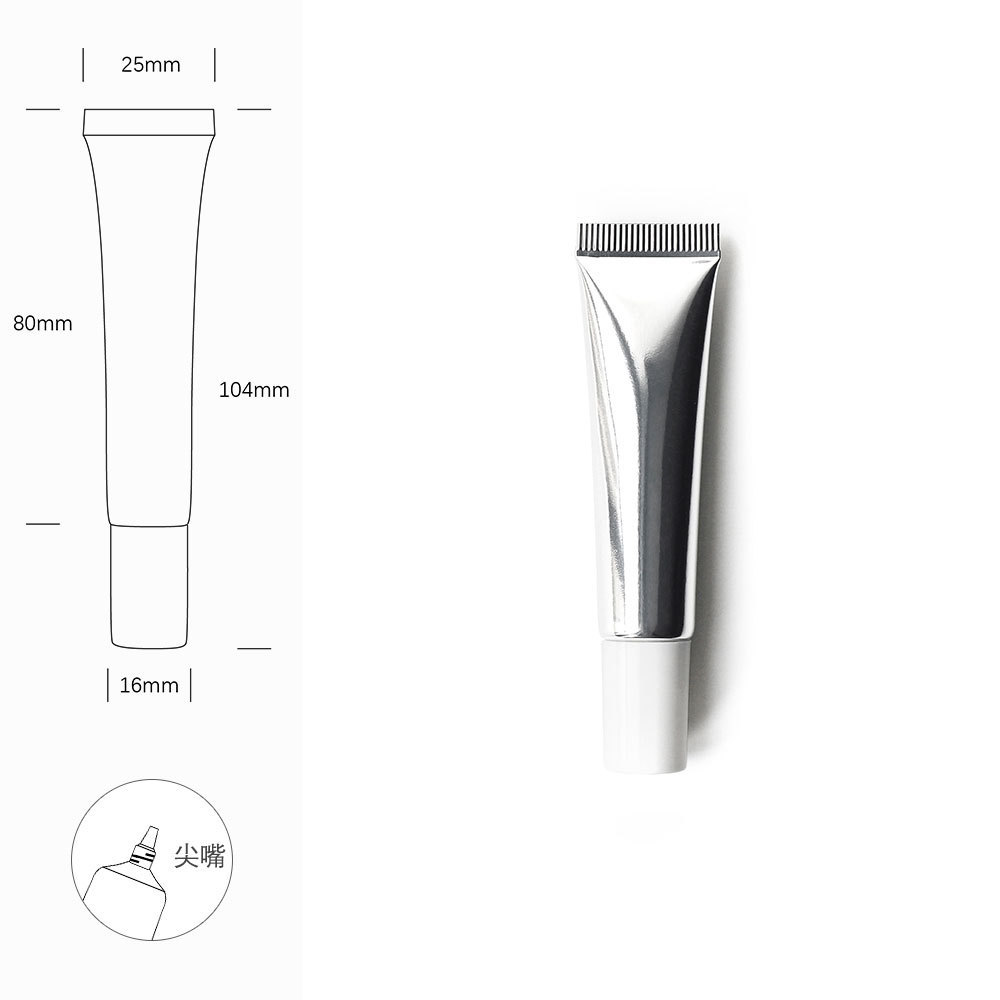 10g silver cosmetic tube, 10ml eye cream bottle，hot sale