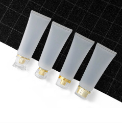 100ml transparent frosted cosmetic tube，in stock, hot sale
