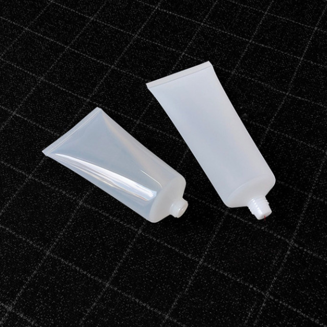 100ml transparent frosted cosmetic tube，in stock, hot sale