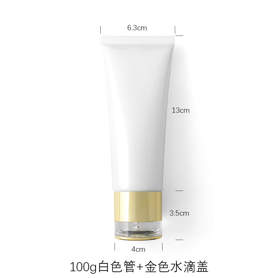 100g white cosmetic tube,in stock, hot sale