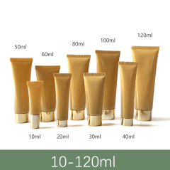 [In stock]10-120g/ml pearlescent gold cosmetic hose,hot sale