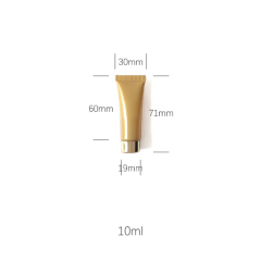 [In stock]10-120g/ml pearlescent gold cosmetic hose,hot sale