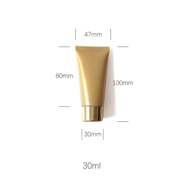 [In stock]10-120g/ml pearlescent gold cosmetic hose,hot sale
