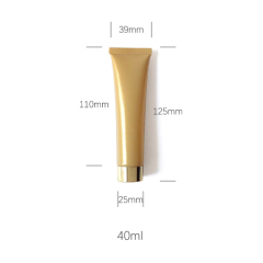 [In stock]10-120g/ml pearlescent gold cosmetic hose,hot sale