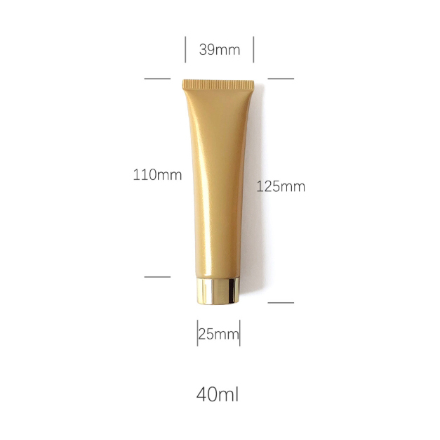 [In stock]10-120g/ml pearlescent gold cosmetic hose,hot sale