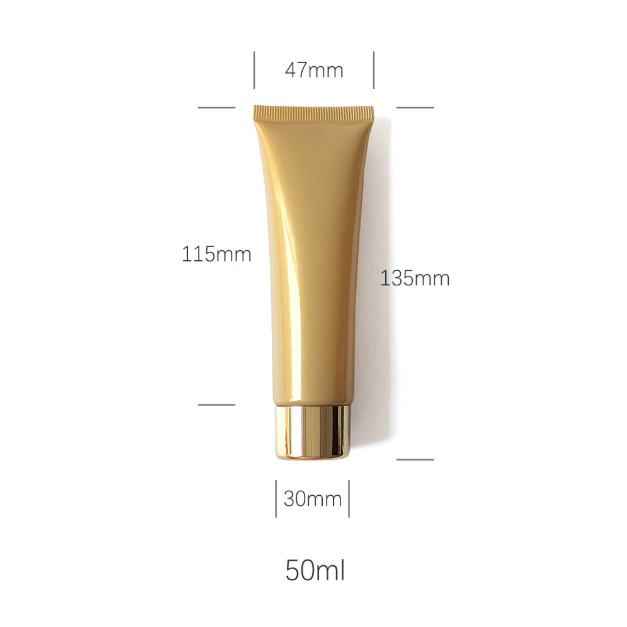 [In stock]10-120g/ml pearlescent gold cosmetic hose,hot sale