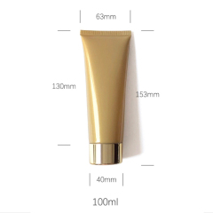 [In stock]10-120g/ml pearlescent gold cosmetic hose,hot sale