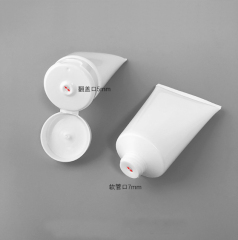 [In stock]150ml white glossy cosmetic tube,hot sale