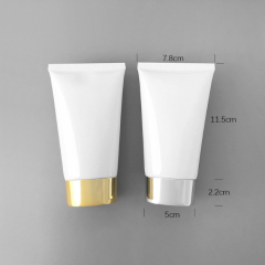 [In stock]150ml white glossy cosmetic tube,hot sale