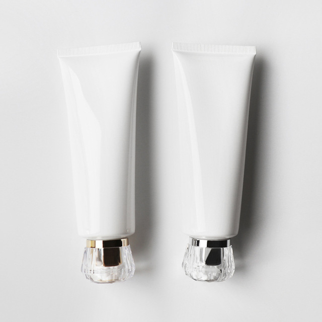 100g white cosmetic tube,in stock, hot sale